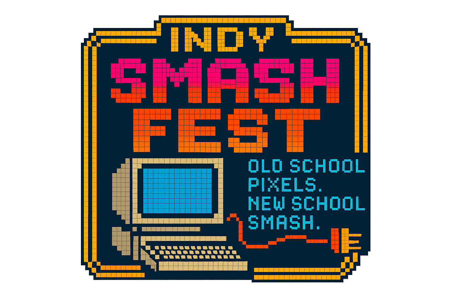IndySmashFest LAN Party Logo